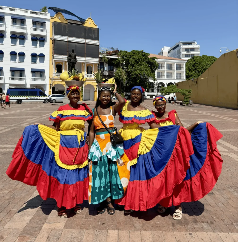 dance with the Palenqueras in Cartagena, Colombia